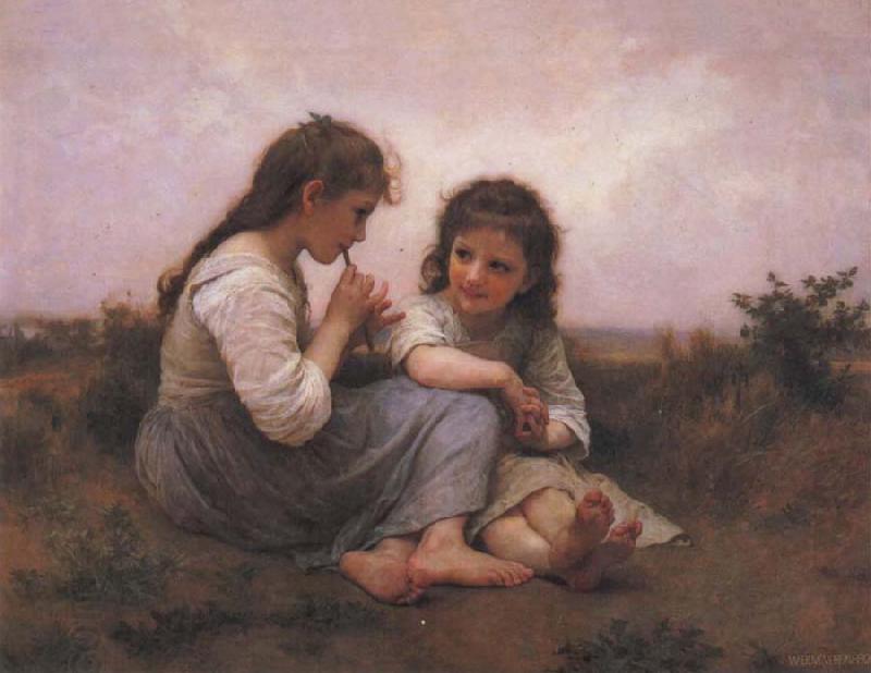 Adolphe Bouguereau Two Girls China oil painting art